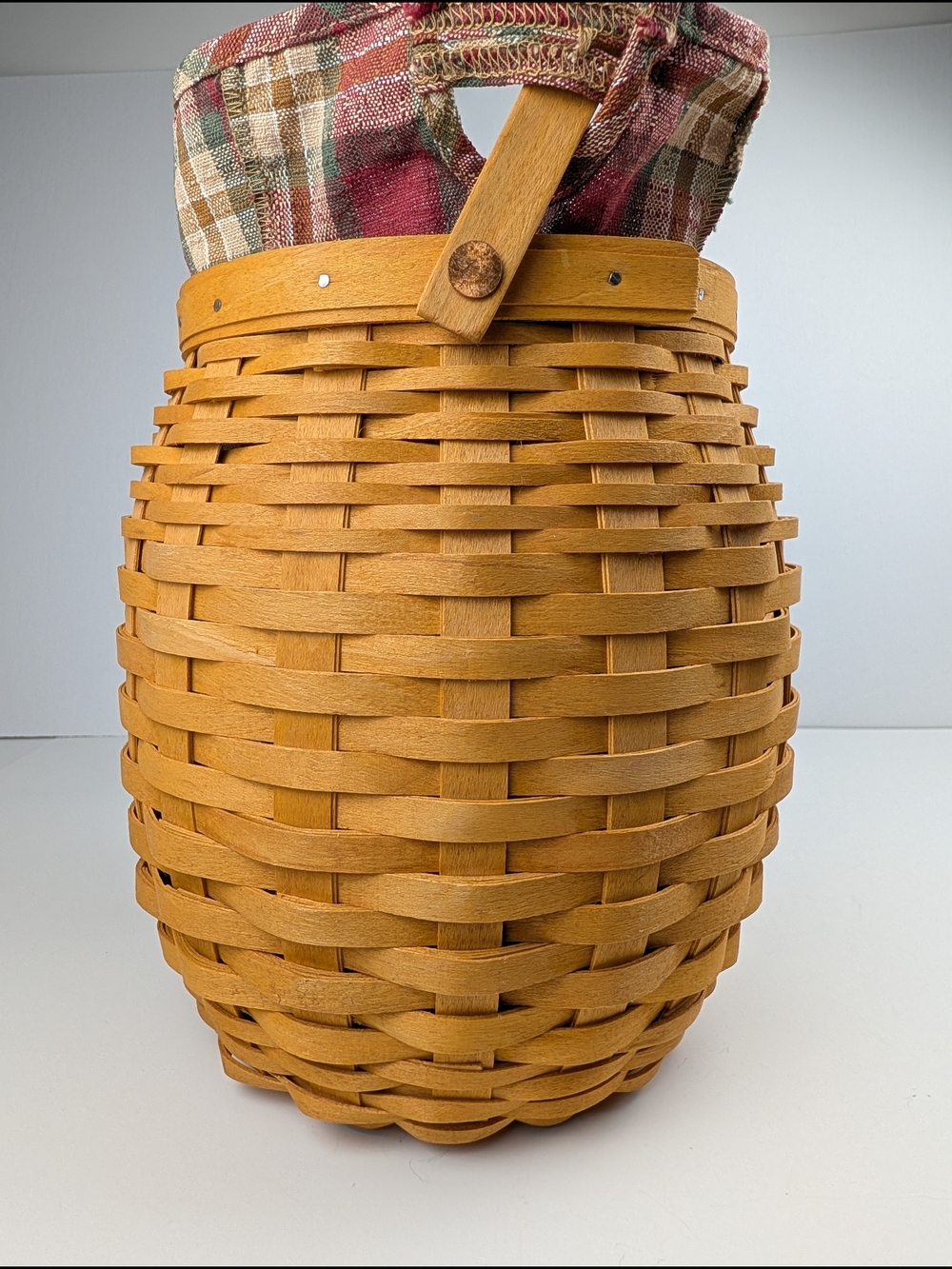 Longaberger Century 2000 October Fields Basket/Lid/Liner/Protector/Tie-On 16951 - Picture 7 of 8